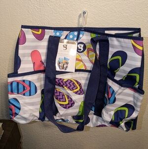 Geckobrands Colorful Utility Tote